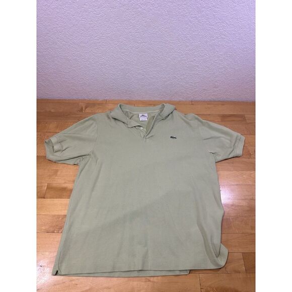 Lacoste Other - Lacoste Classic Polo Shirt Sage Green Short Sleeve Casual Wear Size 6
